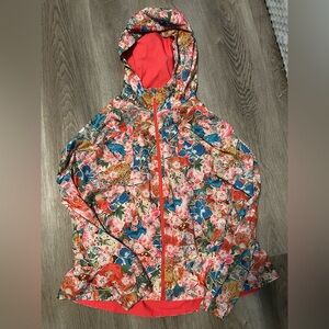 Lululemon floral pack it up jacket